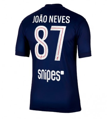 Paris Saint-Germain Joao Neves #87 Hjemmebanetrøje 2025-26 Kortærmet